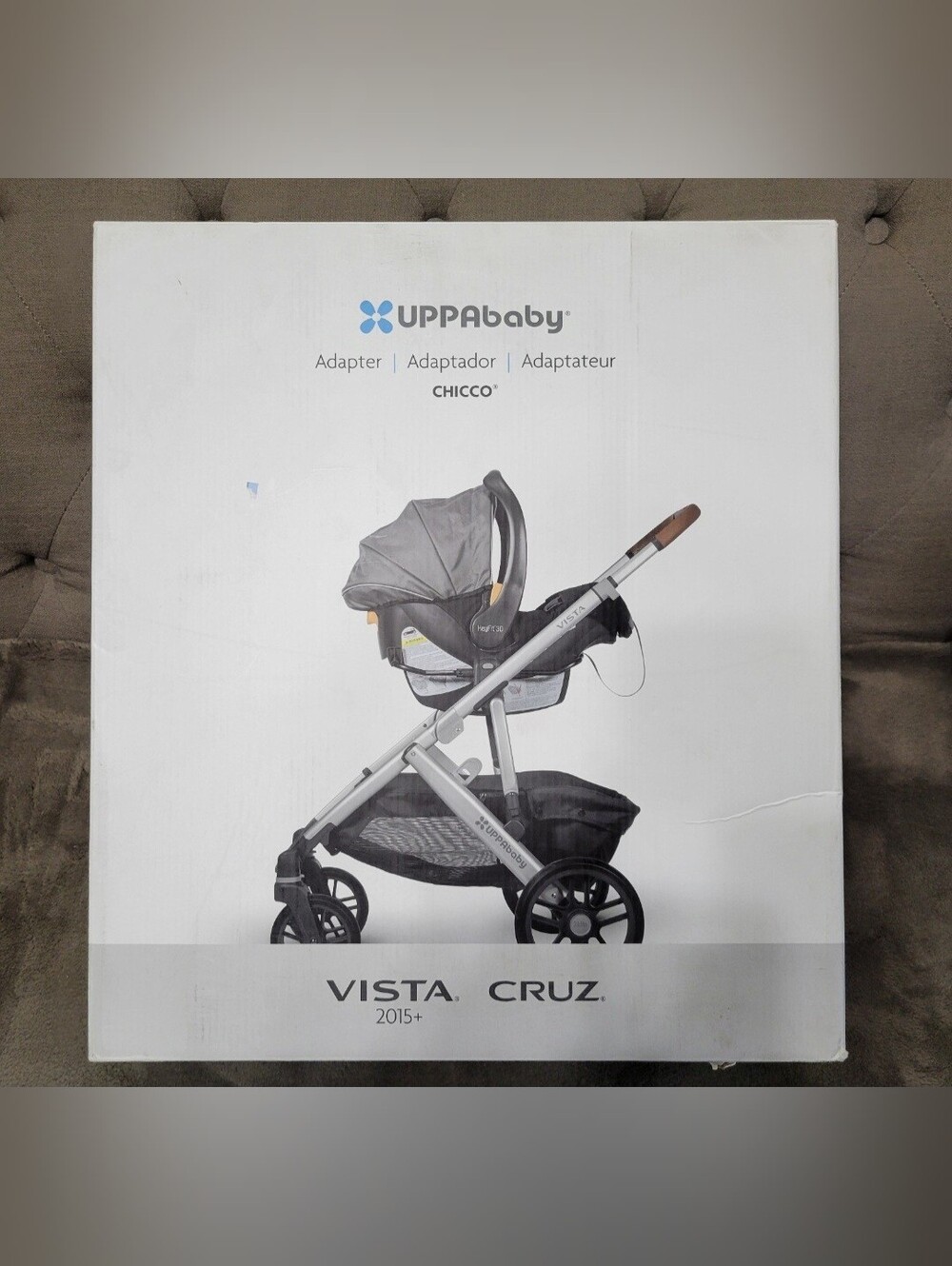 Uppababy vista cruz 2015+ chicco infant car seat adapter